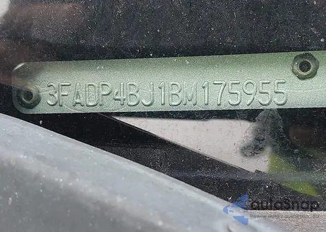 2011 Ford Fiesta Se from USA, damaged, VIN 3FADP4BJ1BM175955